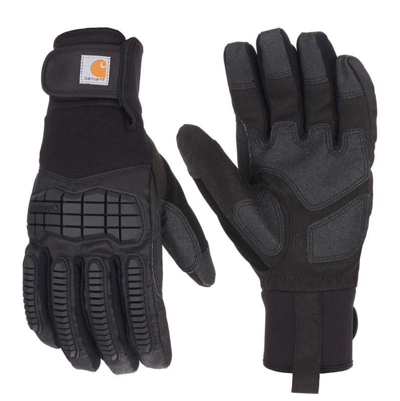 Carhartt Guantes de trabajo System 5 para hombre con puño de seguridad