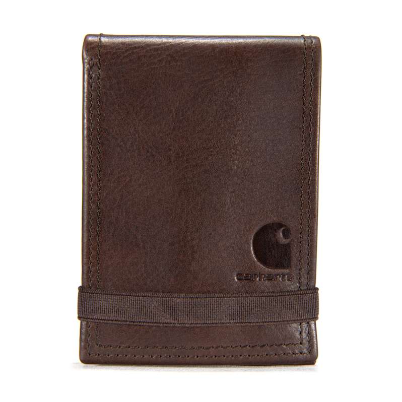 Carhartt  Dark Brown Classic Stitched Front Pocket Wallet