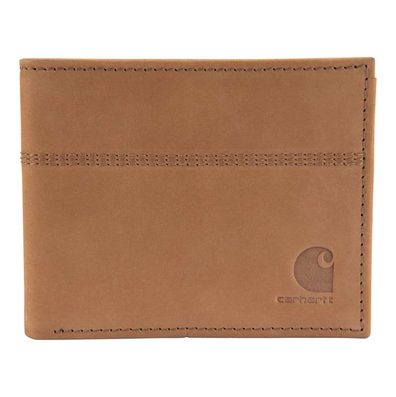 Carhartt  Carhartt Brown Saddle Leather Bifold Wallet