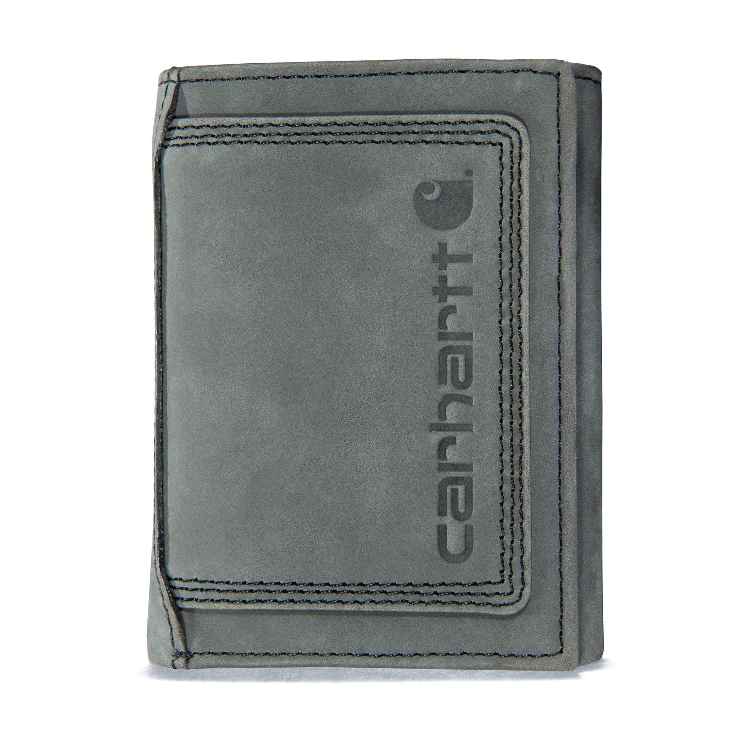  Carhartt mens Front Pocket Wallets, Durable Canvas Or Leather  With Money Clip, Nylon Duck (Black), One Size US : Clothing, Shoes & Jewelry