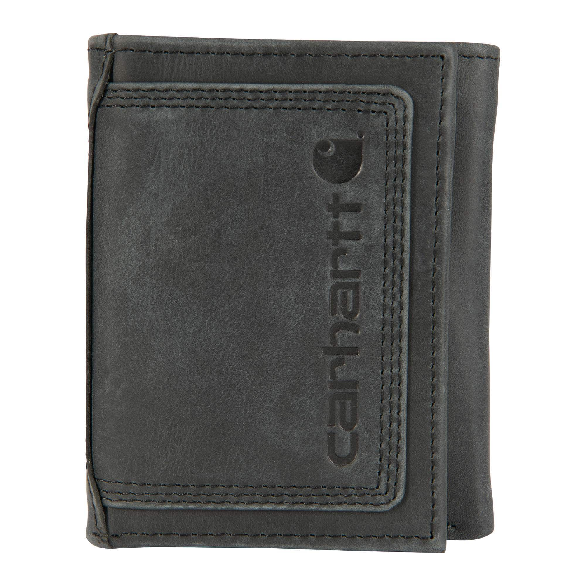  Carhartt mens Front Pocket Wallets, Durable Canvas Or Leather  With Money Clip, Nylon Duck (Black), One Size US : Clothing, Shoes & Jewelry