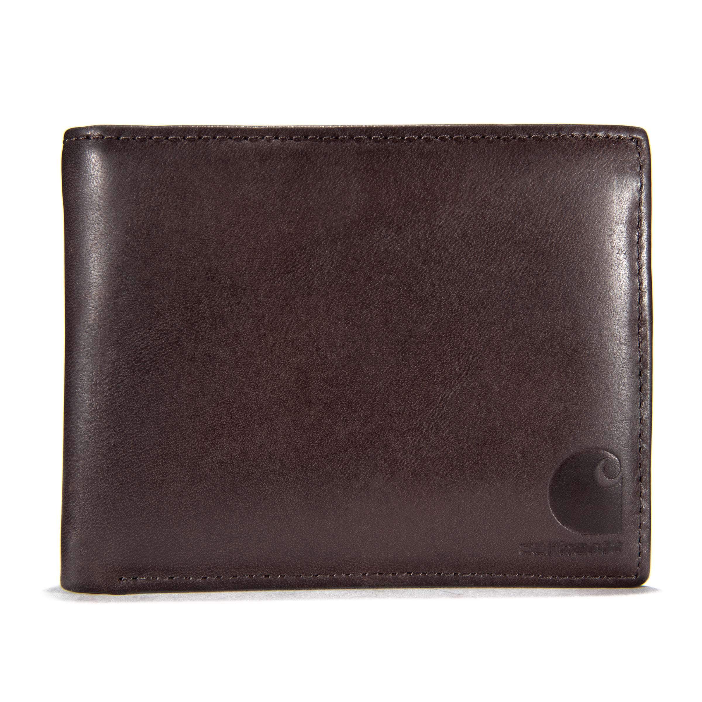Carhartt Men's Nylon Duck Crossbody Wallet, Brown