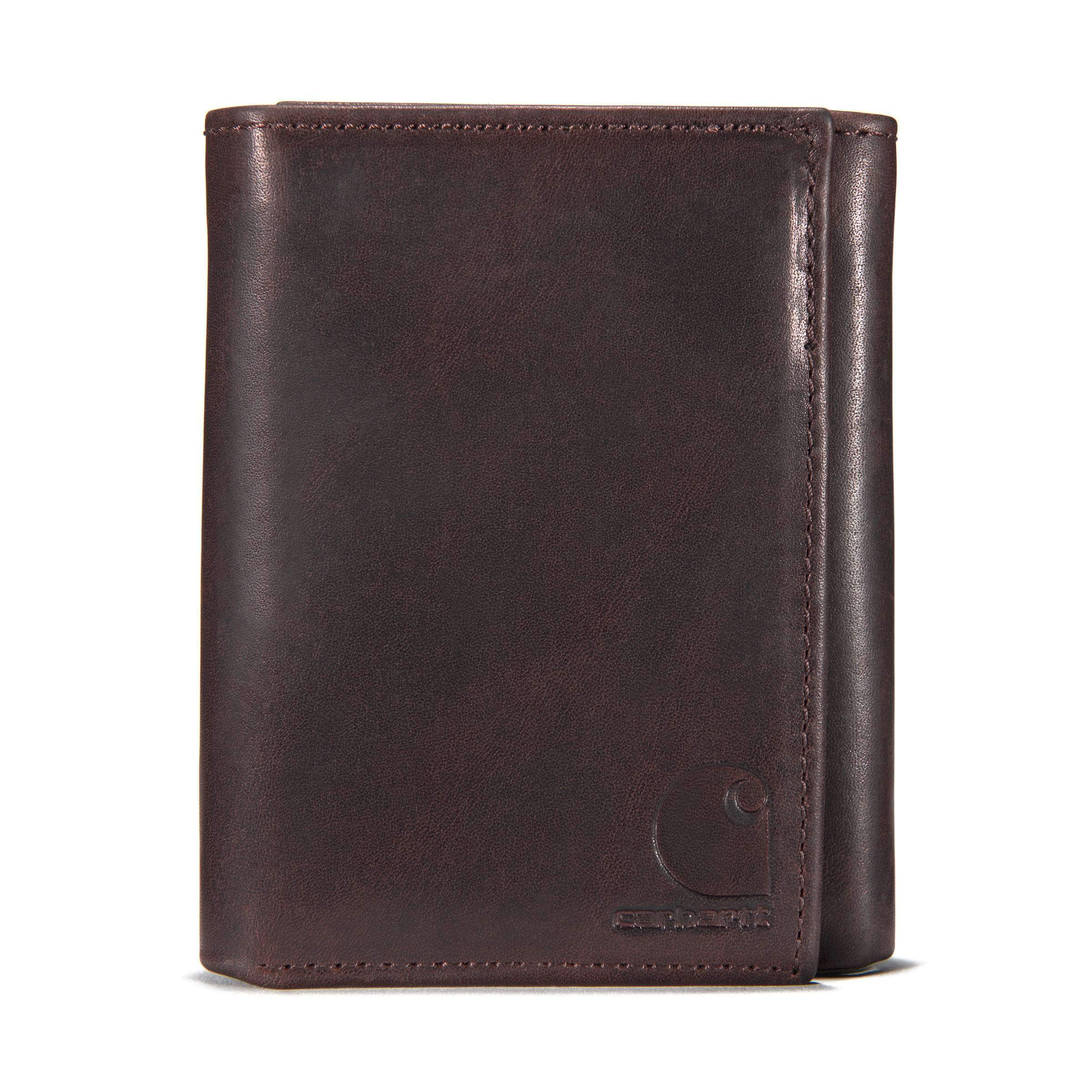 Itslife Men's RFID Vintage Look Genuine Leather Long Bifold Wallet  Checkbook Wallets for Men