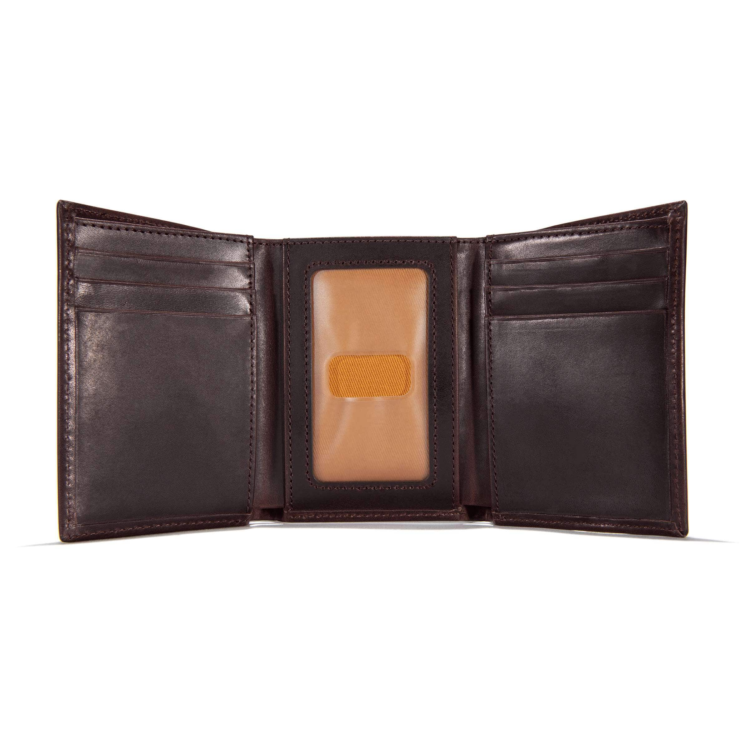 Oil Tan Trifold Wallet