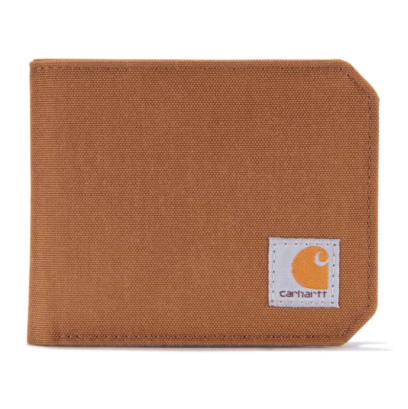 Carhartt  Carhartt Brown NYLON DUCK BIFOLD WALLET