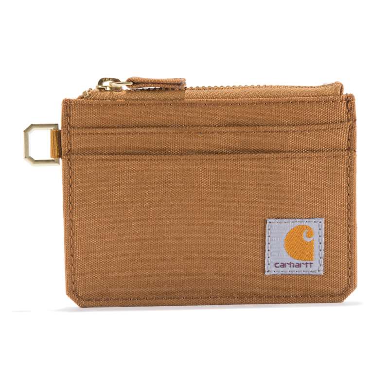 Carhartt  Carhartt Brown WOMEN'S NYLON DUCK ZIPPERED CARD KEEPER