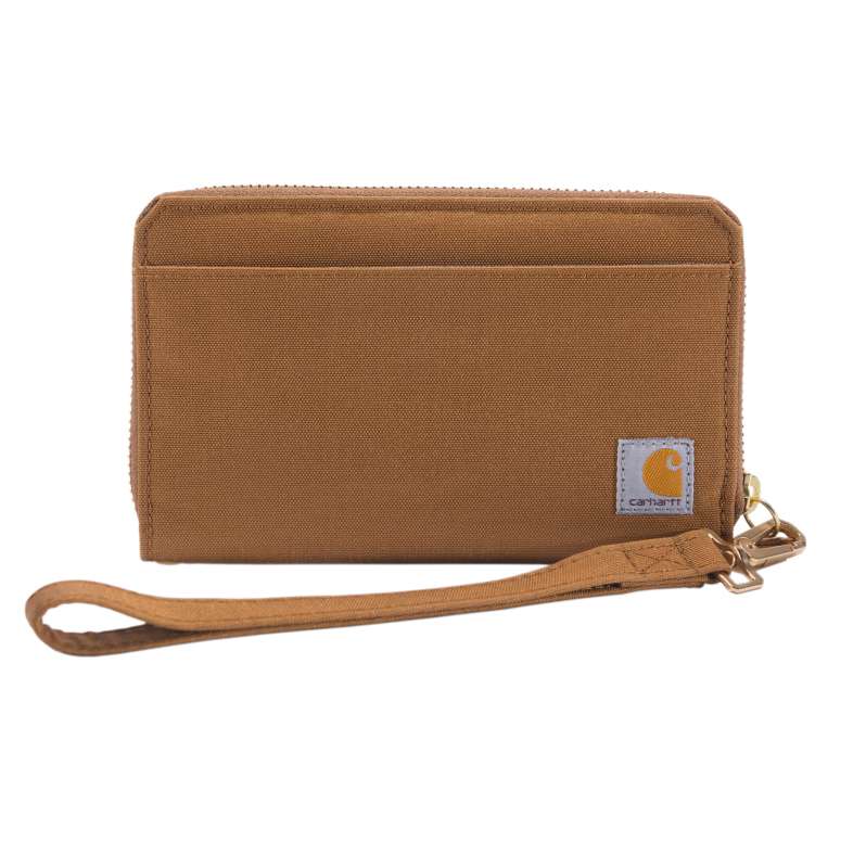 Carhartt Men's Nylon Duck Crossbody Wallet, Brown