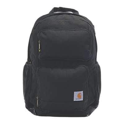 Carhartt Unisex Black 28L Dual-Compartment Backpack