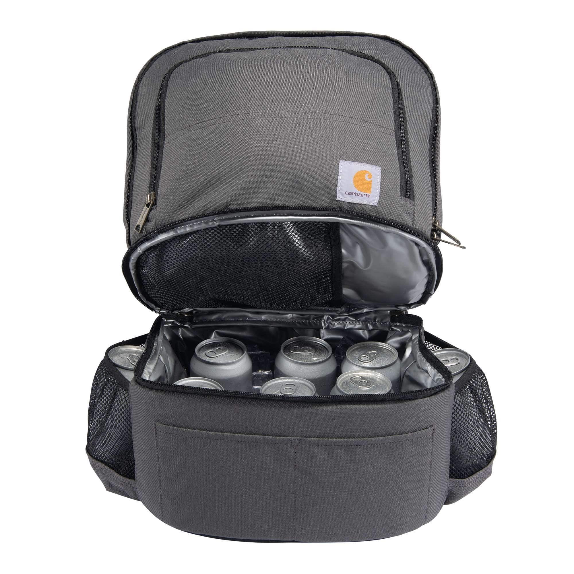 Insulated 24 Can Two Compartment Cooler Backpack