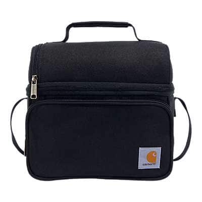 Carhartt Unisex Black Insulated 12 Can Two Compartment Lunch Cooler