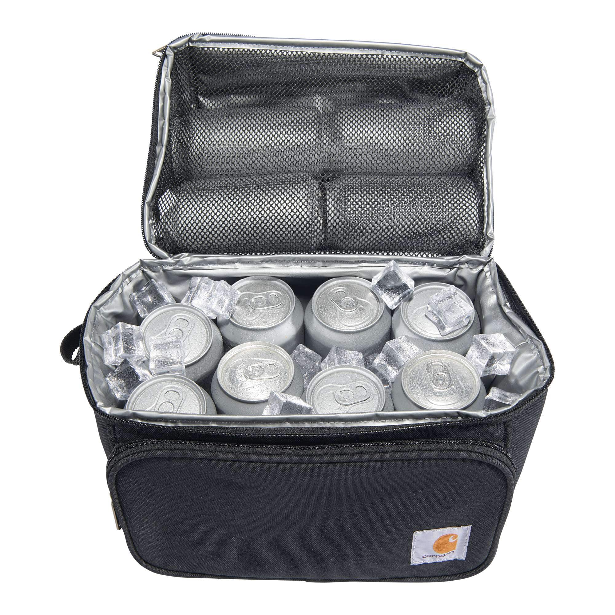 Insulated 12 Can Two Compartment Lunch Cooler