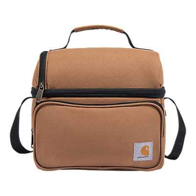 Carhartt Unisex Carhartt Brown Insulated 12 Can Two Compartment Lunch Cooler