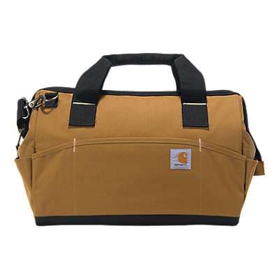 Carhartt Unisex Carhartt Brown 16-Inch 17 Pocket Midweight Tool Bag