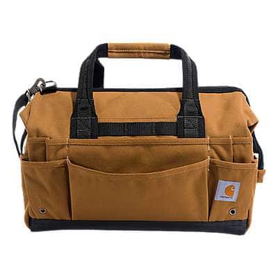 Carhartt Unisex Carhartt Brown 16-Inch 30 Pocket Heavyweight Tool Bag