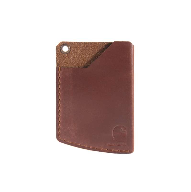 Carhartt  Dark Brown Craftsman Leather Front Pocket Wallet