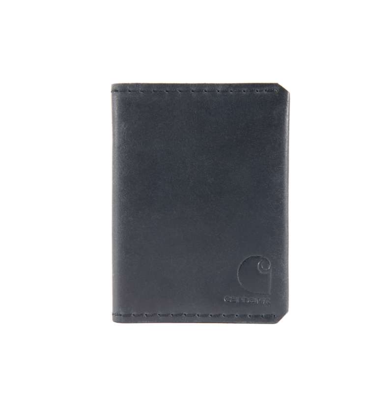 Carhartt  Black Craftsman Leather Bifold Wallet