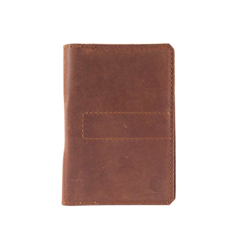 Carhartt  Dark Brown Craftsman Leather Notebook Cover