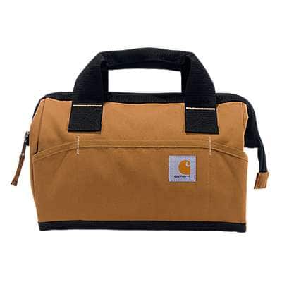 Carhartt Unisex Carhartt Brown 13-Inch 15 Pocket Midweight Tool Bag