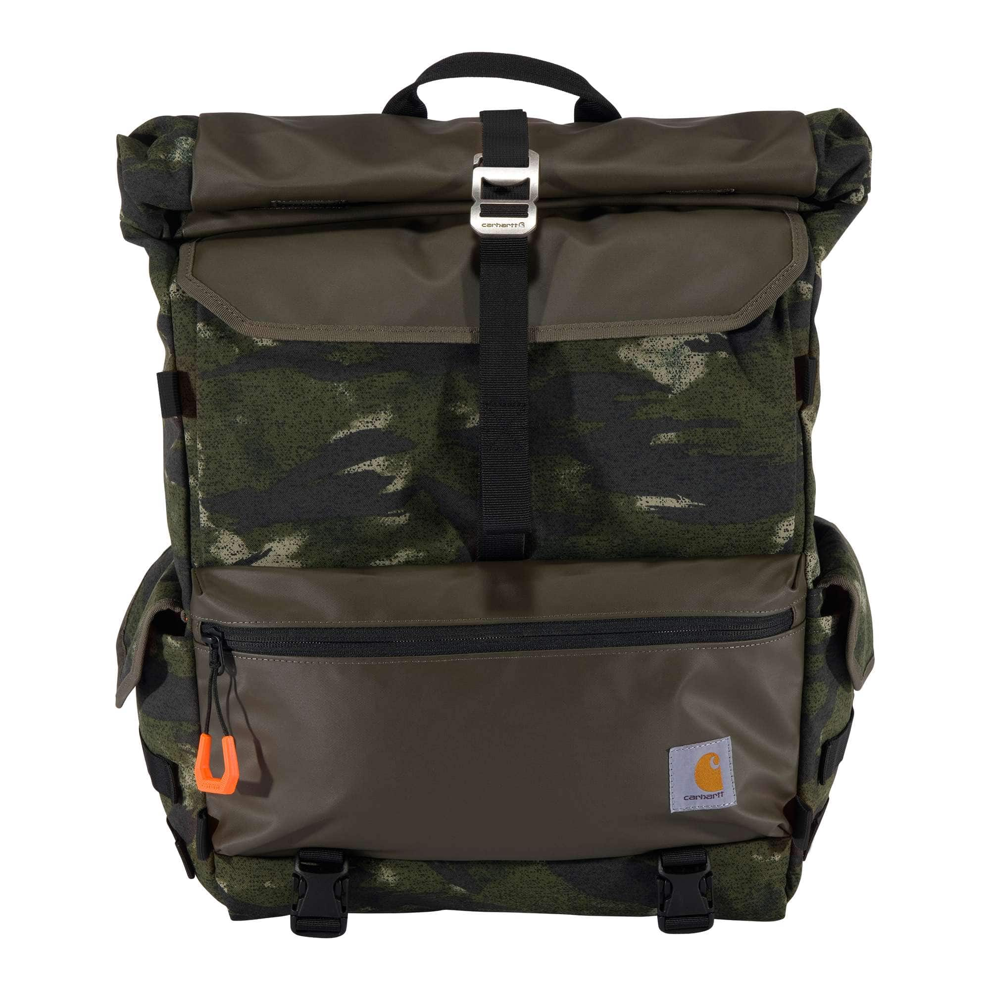 40L Nylon Roll Top Backpack Basil Blind Fatigue Camo Carhartt