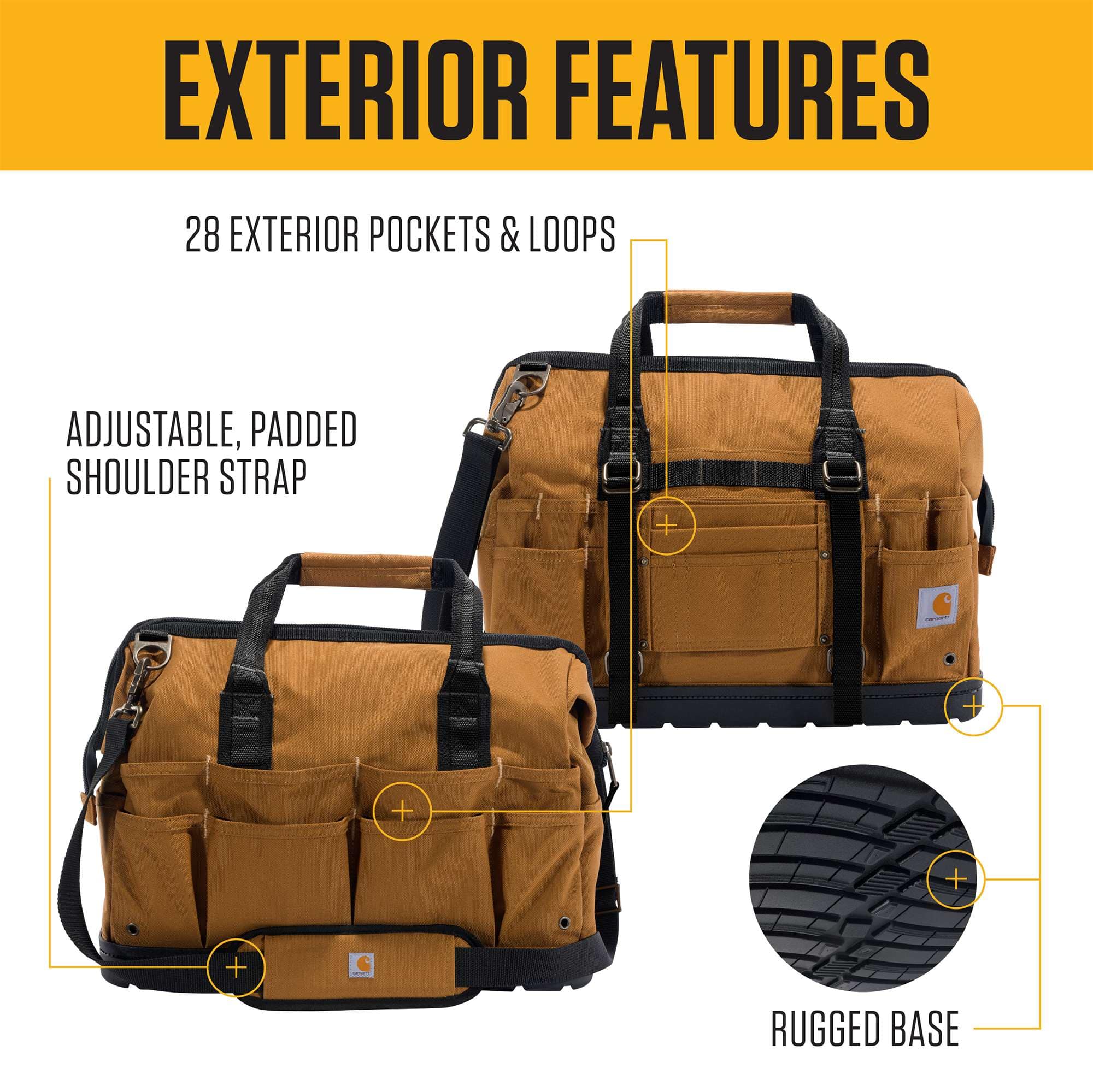 Additional thumbnail 2 of 18-Inch Molded Base Heavyweight Tool Bag