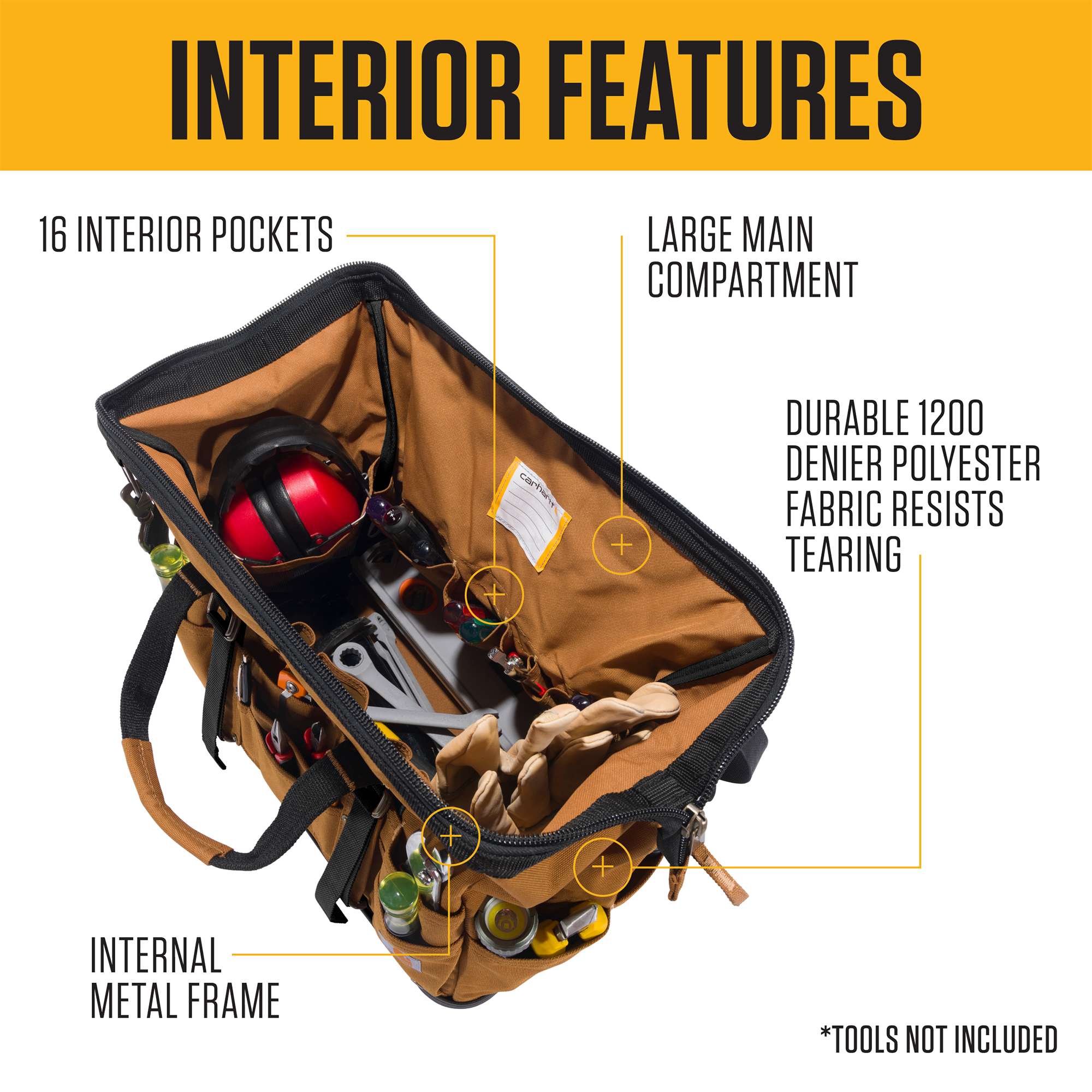 Additional thumbnail 3 of 18-Inch Molded Base Heavyweight Tool Bag