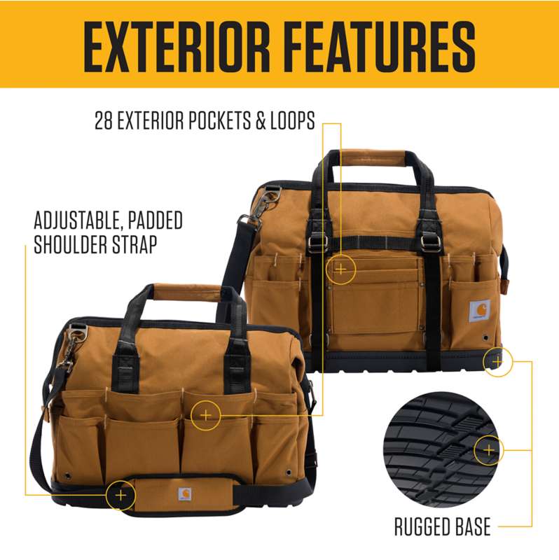 Carhartt  undefined 18-Inch Molded Base Heavyweight Tool Bag