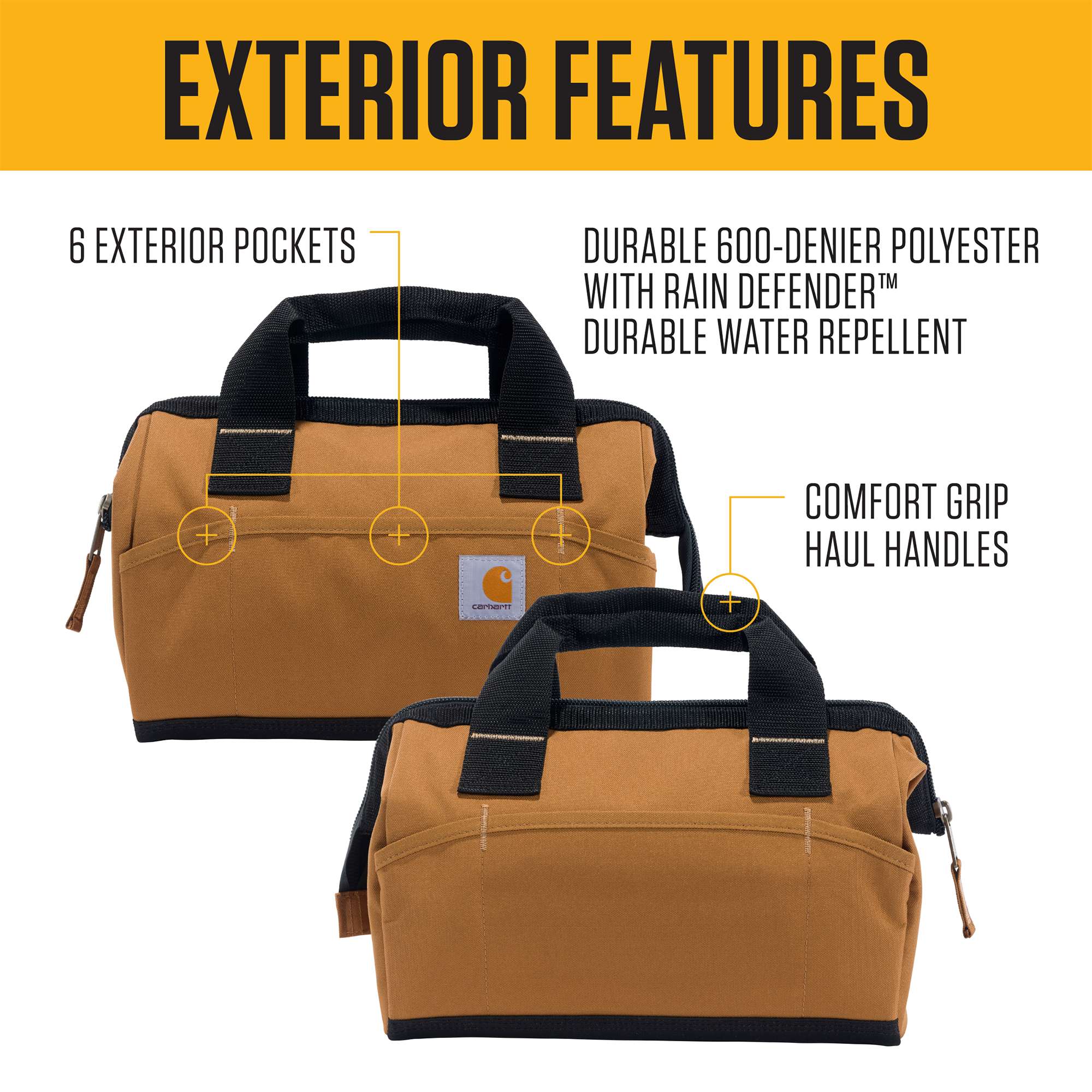 Additional thumbnail 3 of 13-Inch 15 Pocket Midweight Tool Bag