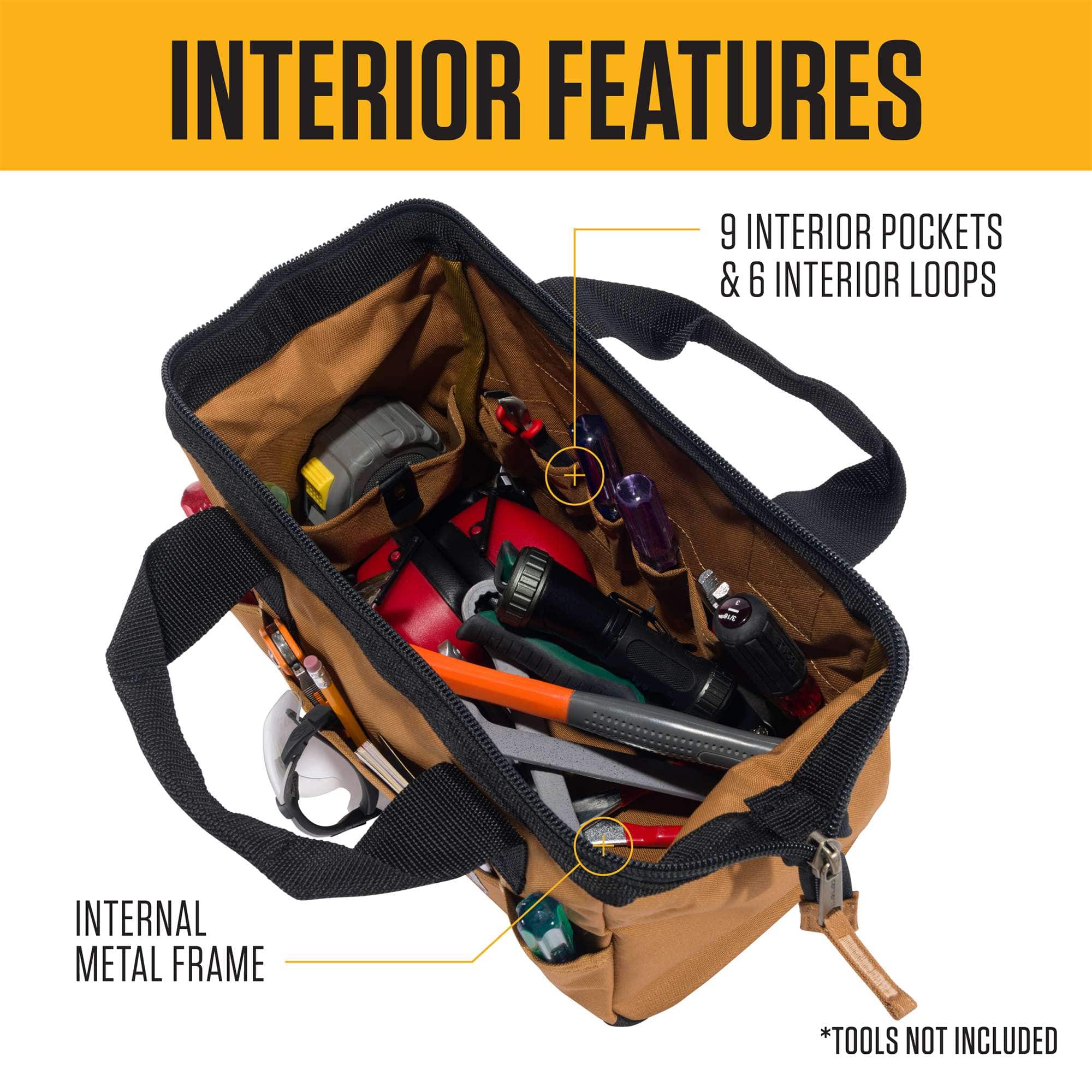 Additional thumbnail 4 of 13-Inch 15 Pocket Midweight Tool Bag