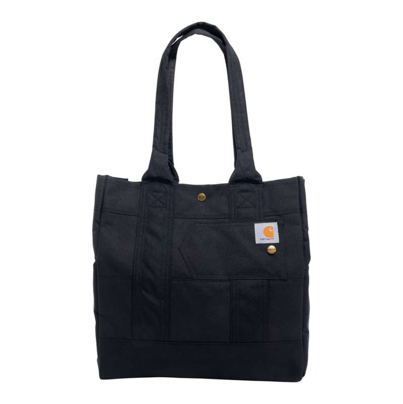 Carhartt  Black Vertical Snap Tote