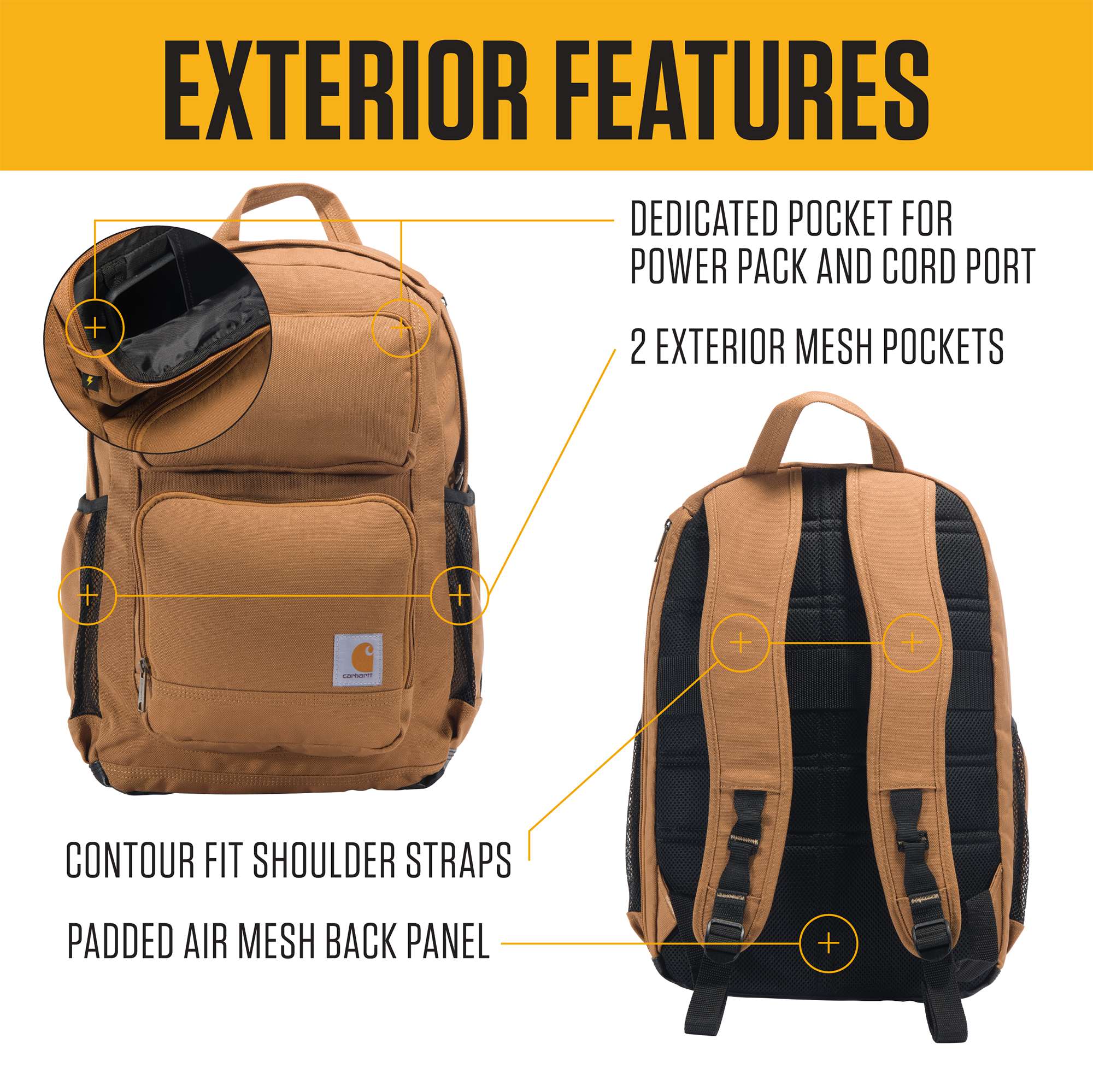Additional thumbnail 2 of 28L Dual-Compartment Backpack