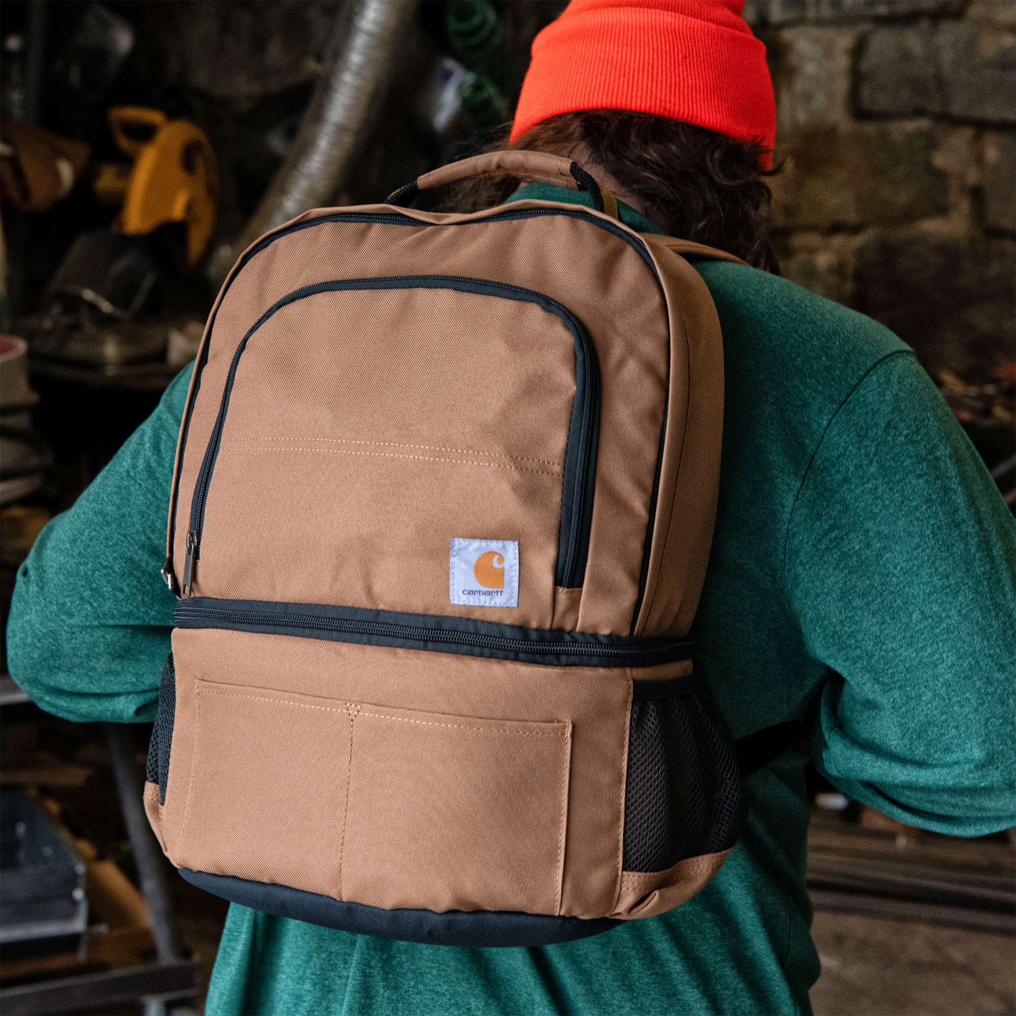 Additional thumbnail 4 of Insulated 24 Can Two Compartment Cooler Backpack