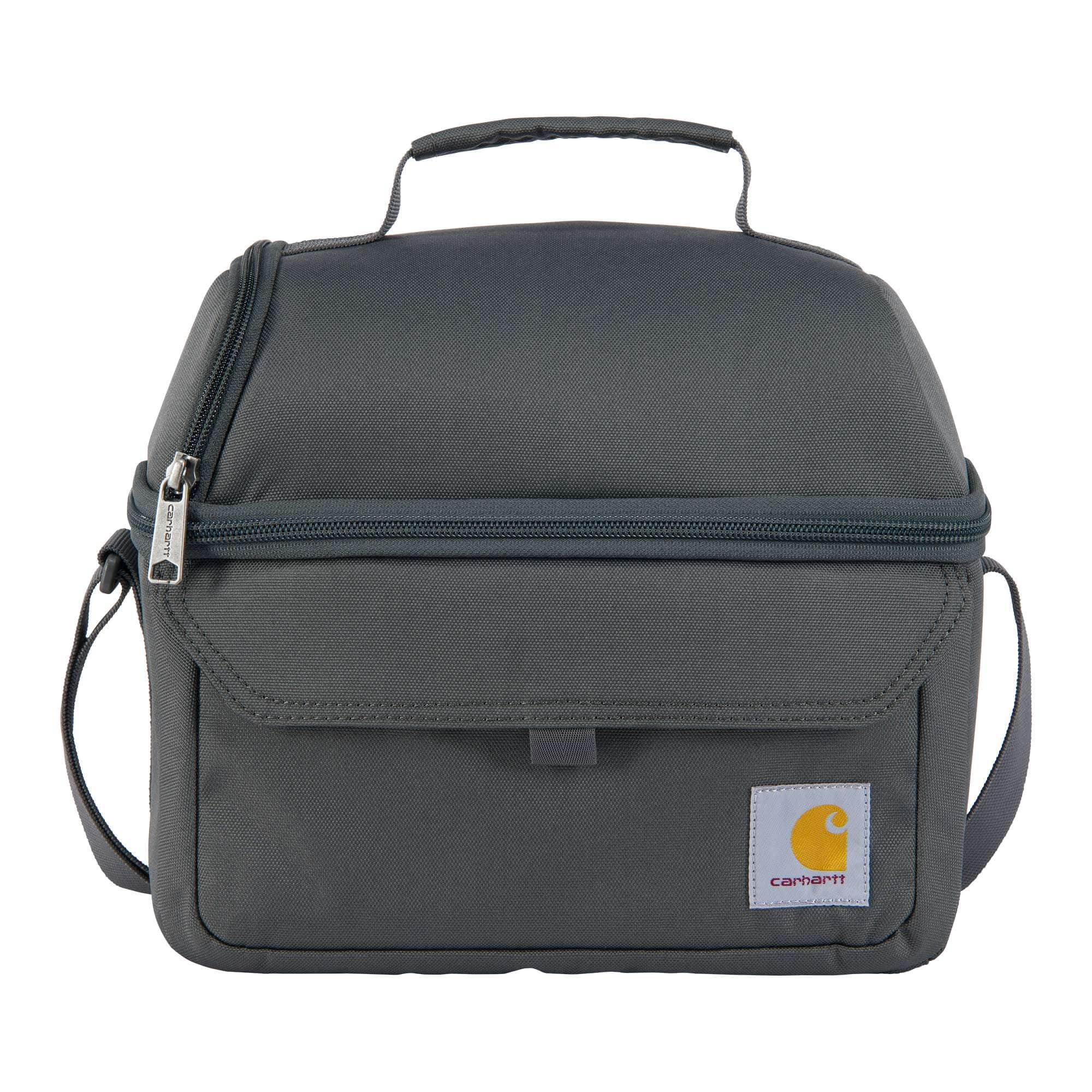 Carhartt Insulated 12 Can Two Compartment Lunch Cooler Gravel