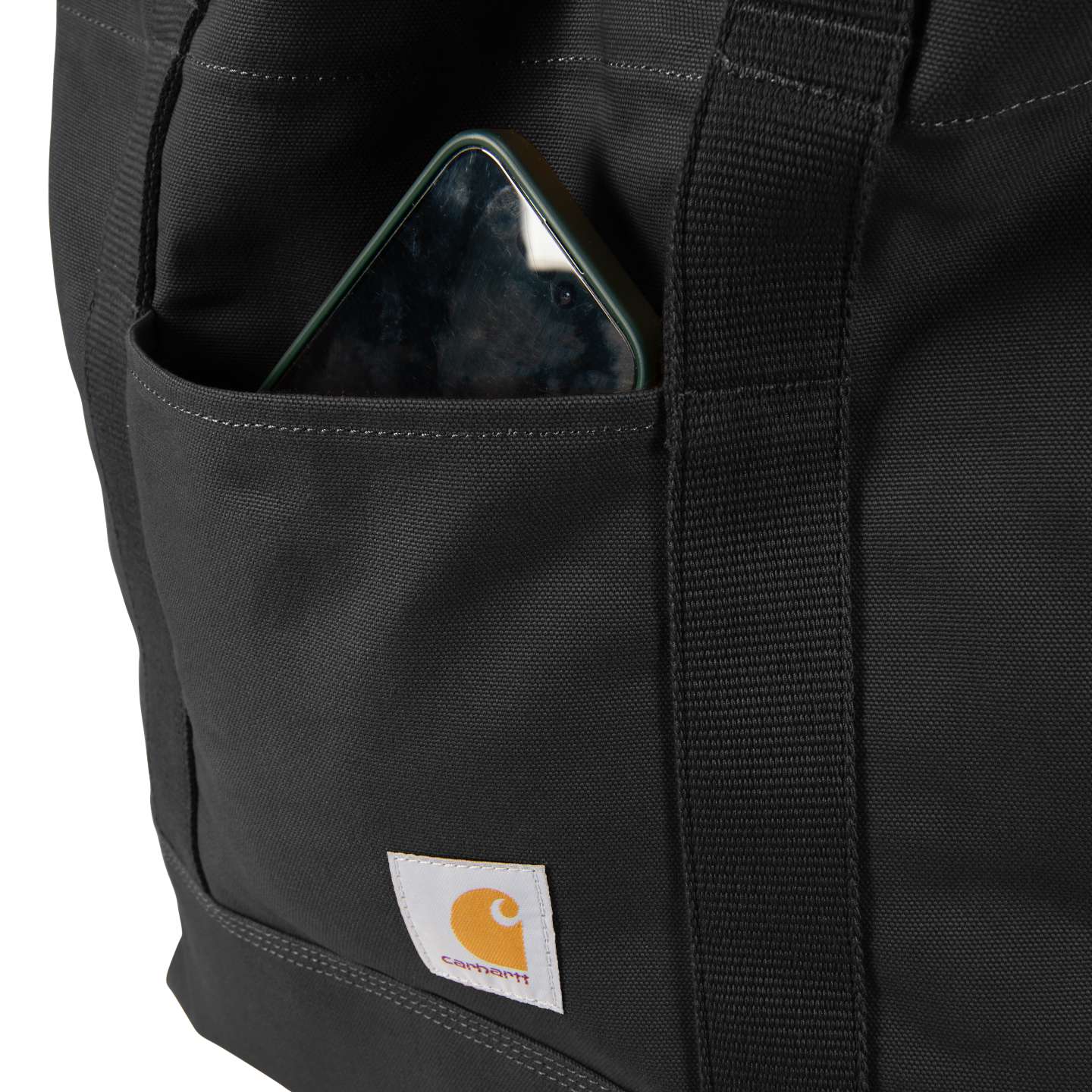 Сумка-шопер Carhartt Firm Duck объёмом 18 л, цвет: Чёрный — фото 4