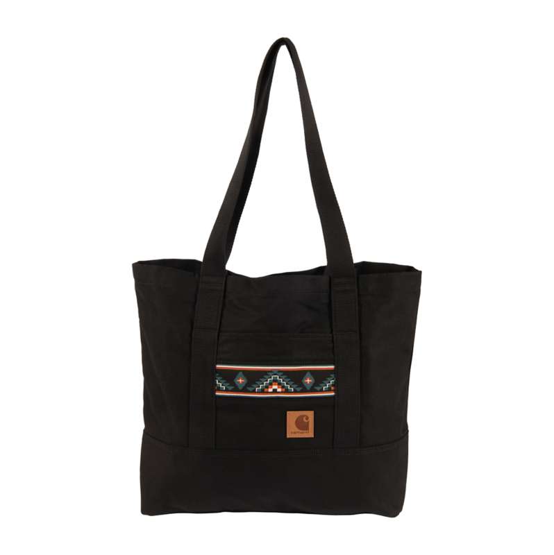 Carhartt  Black Bethany Yellowtail 18L Firm Duck Tote