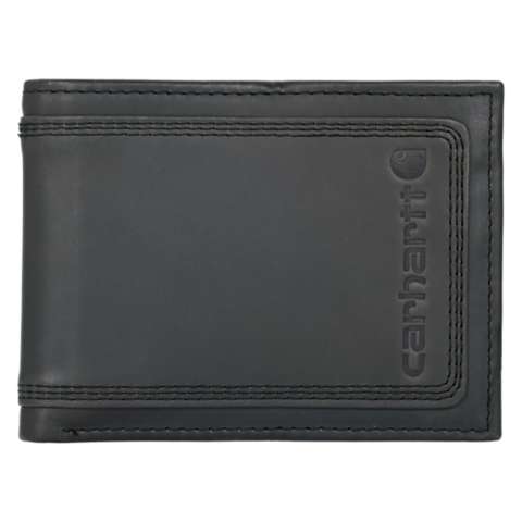 Мужской кожаный бумажник Carhartt Triple-Stitched Passcase