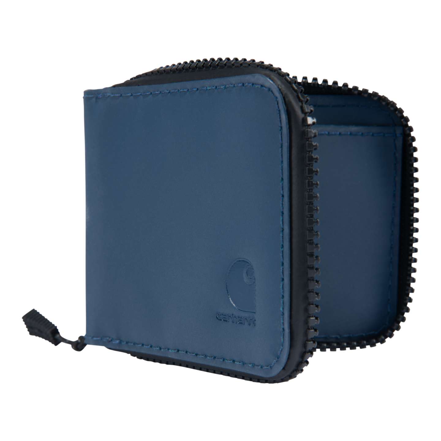 Мужской кошелёк Carhartt Water Repellent Zipper Wallet, цвет: Тёмный синий — фото 3