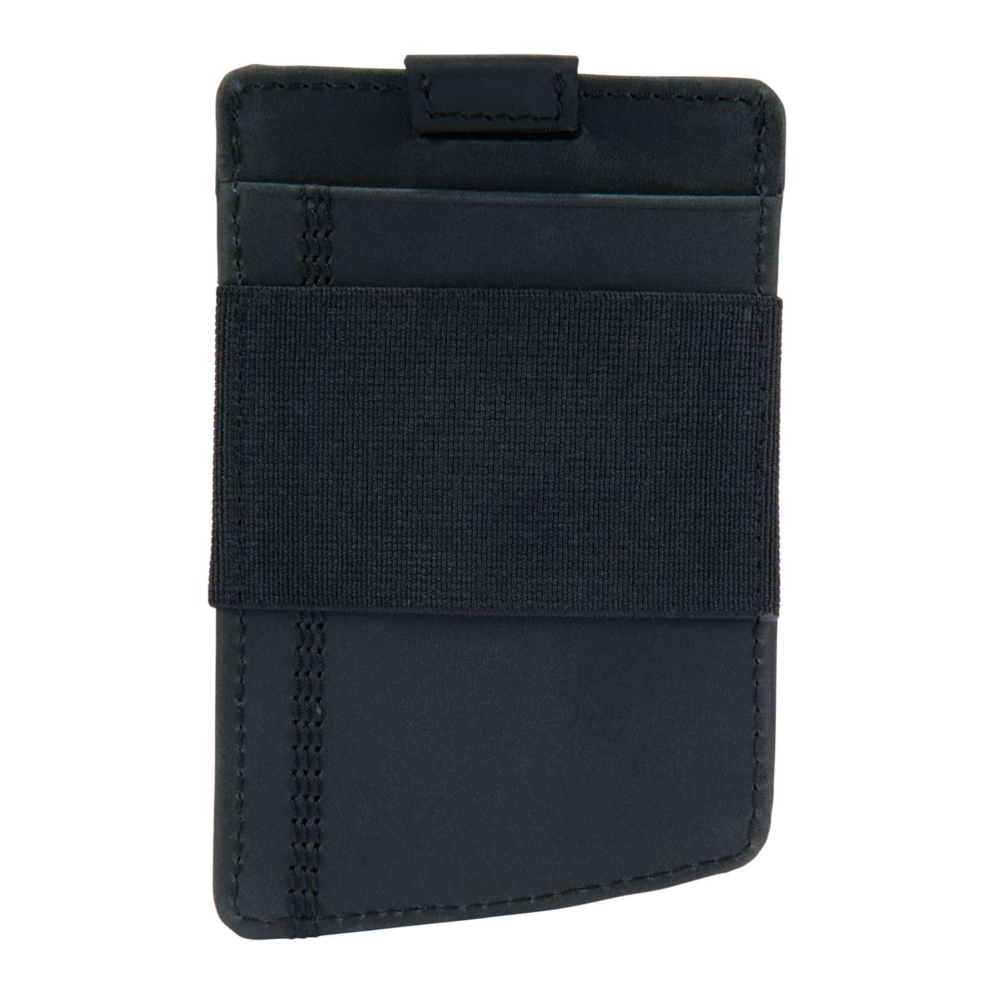 Мужской кошелёк Carhartt Saddle Leather Front Pocket Wallet, цвет: Чёрный — фото 2