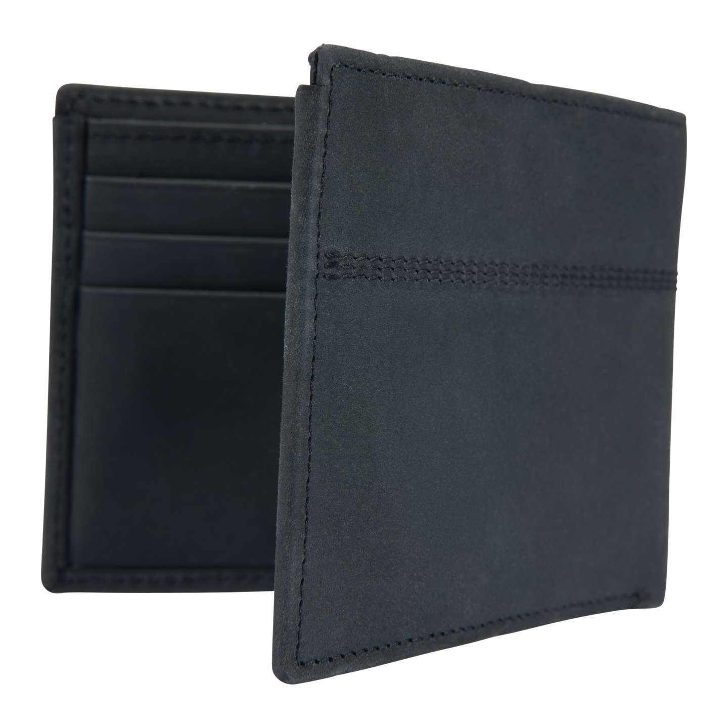 Мужской кошелёк Carhartt Saddle Leather Bifold Wallet, цвет: Чёрный — фото 4