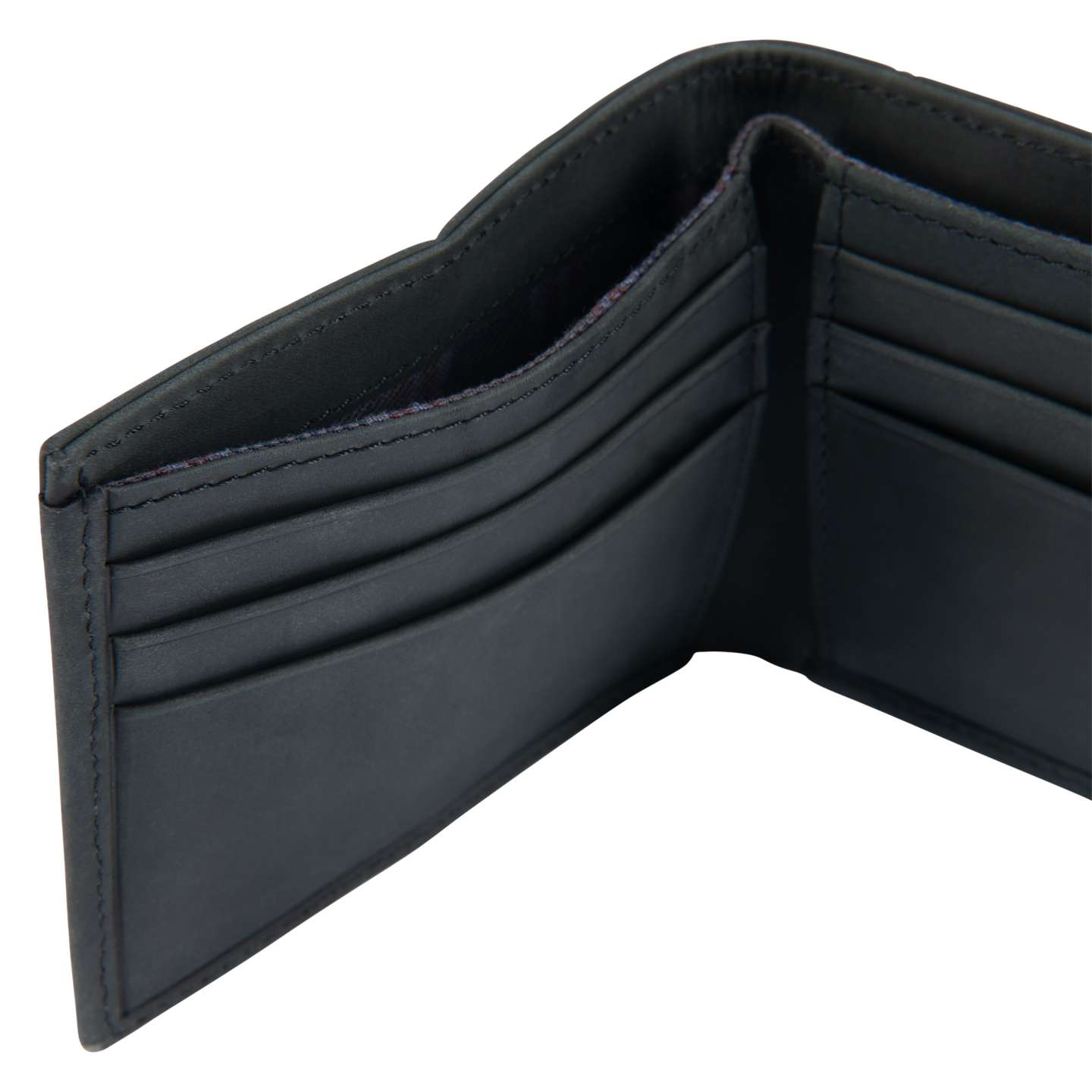 Мужской кошелёк Carhartt Saddle Leather Bifold Wallet, цвет: Чёрный — фото 6