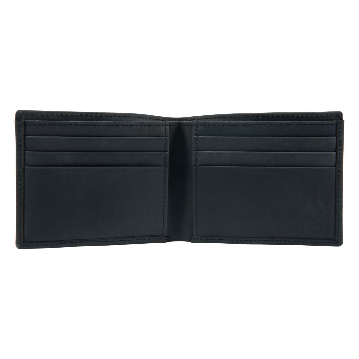 Мужской кошелёк Carhartt Saddle Leather Bifold Wallet, цвет: Чёрный — фото 5