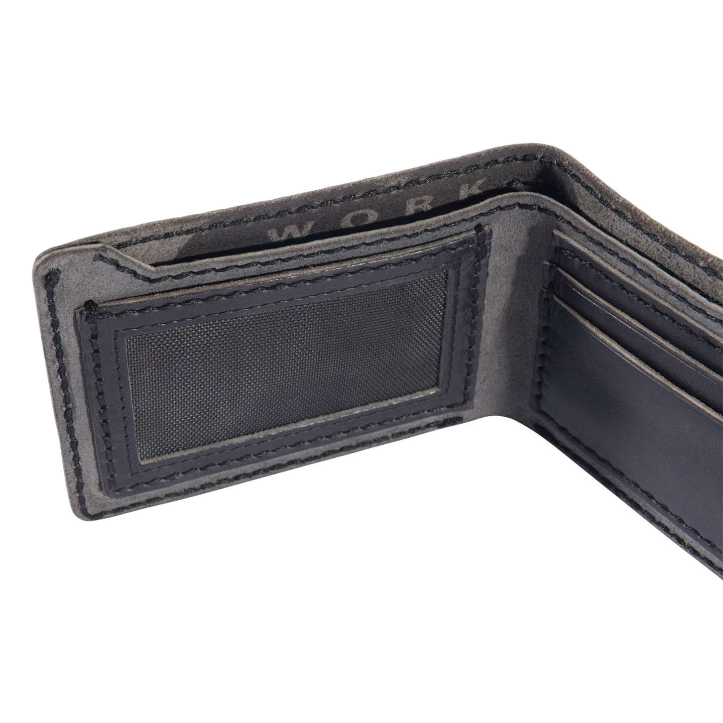 Мужской кошелёк Carhartt Patina Leather Bifold Wallet, цвет: Чёрный — фото 6