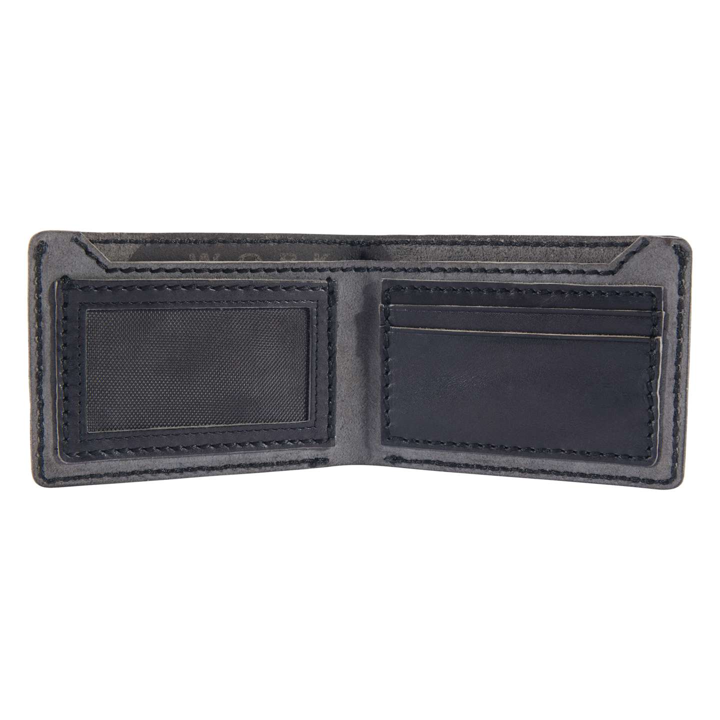 Мужской кошелёк Carhartt Patina Leather Bifold Wallet, цвет: Чёрный — фото 5