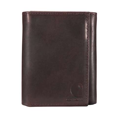 Мужские кошельки Carhartt Oil Tan Leather Trifold Wallet