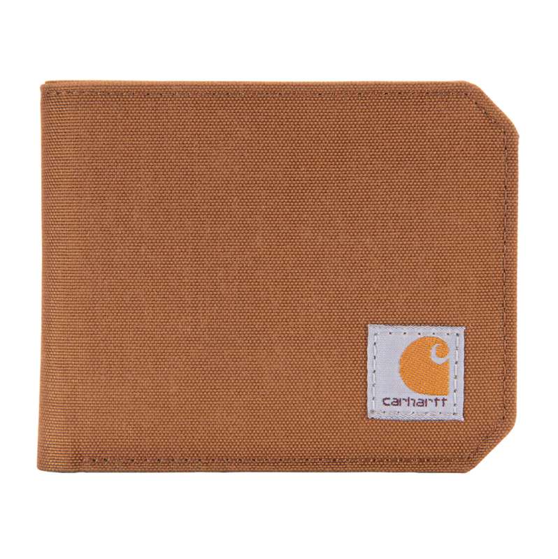 Carhartt  Carhartt Brown Nylon Duck Bifold Wallet