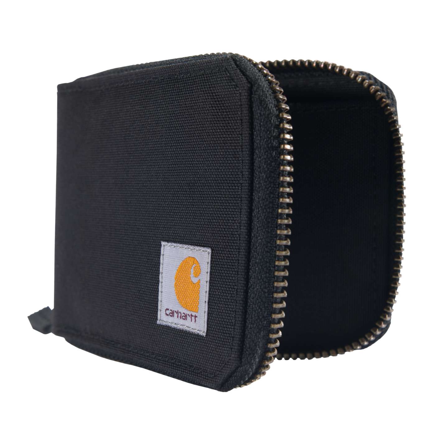 Мужской кошелёк Carhartt Nylon Duck Zipper Wallet, цвет: Чёрный — фото 3