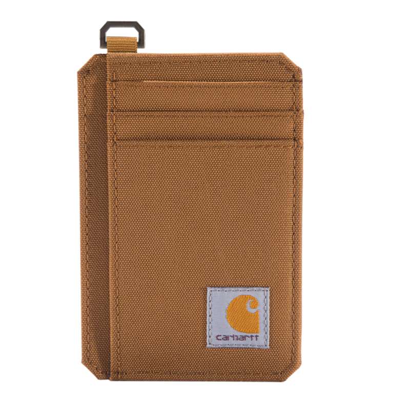 Carhartt  Carhartt Brown Nylon Duck Front Pocket Wallet