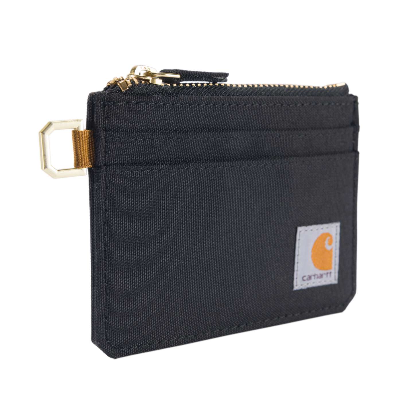 Мужской кошелёк Carhartt Nylon Duck Zippered Card Keeper Wallet, цвет: Чёрный — фото 3