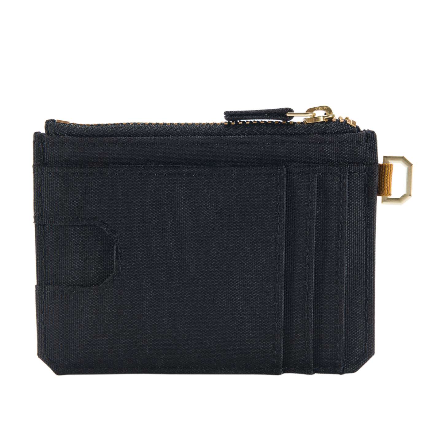 Мужской кошелёк Carhartt Nylon Duck Zippered Card Keeper Wallet, цвет: Чёрный — фото 2