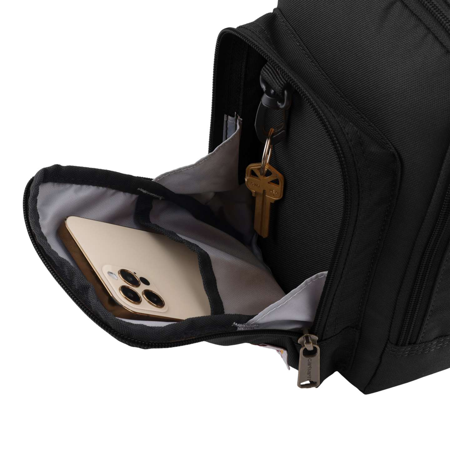 Сумка Carhartt Classic Crossbody Zip, цвет: Чёрный — фото 4