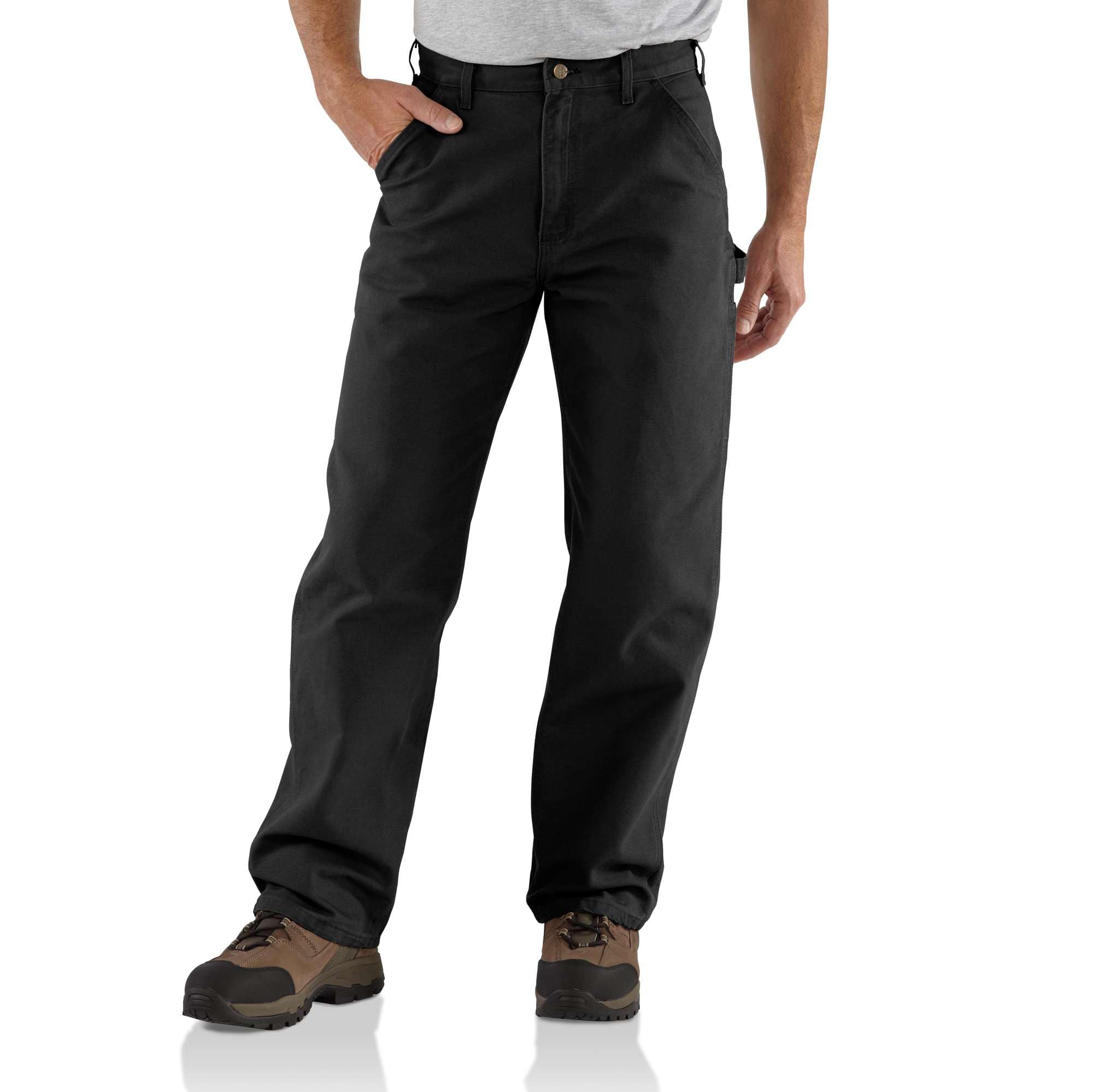  Carhartt Men's Washed Duck Work Dungaree Pant, Brown, 28W x  30L: Casual Pants: Clothing, Shoes & Jewelry